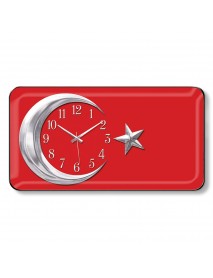 277 TB Bayrak Duvar Saati